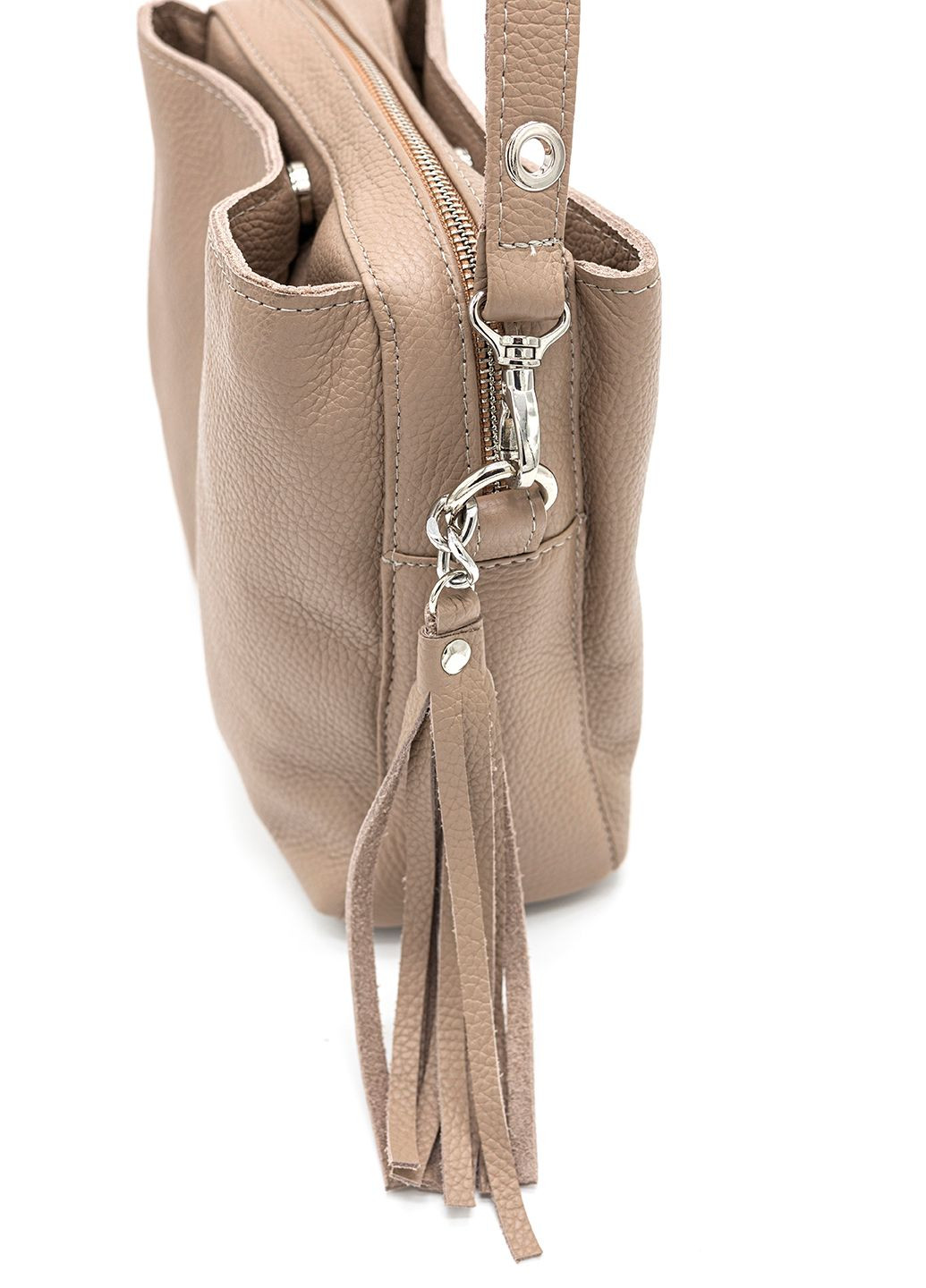 Сумка женская с ручкой кожаная средняя бежевая 1711140 ARTiS Bags Сумка (328083003)