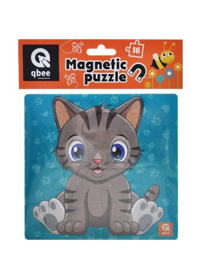Пазли фомові, магнітні, 16 ел "Кошеня" qbee (369966731)