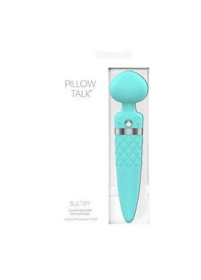 Вібромасажер Sultry Teal із кристалом Сваровські 6279 Pillow Talk (392052092)