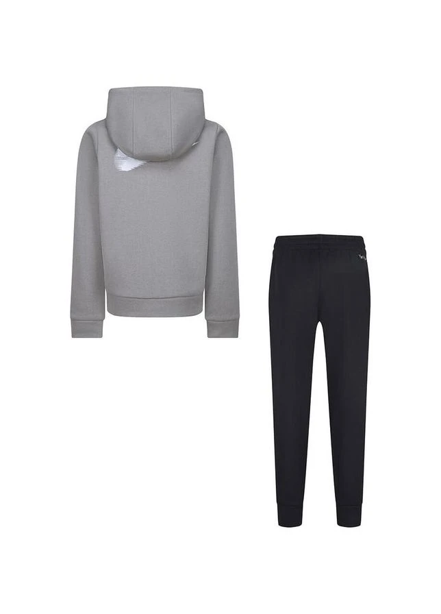 Спортивний костюм дитячий сіро-чорний 86L187-023 Nike TECH FLEECE DRI-FIT (399957367)