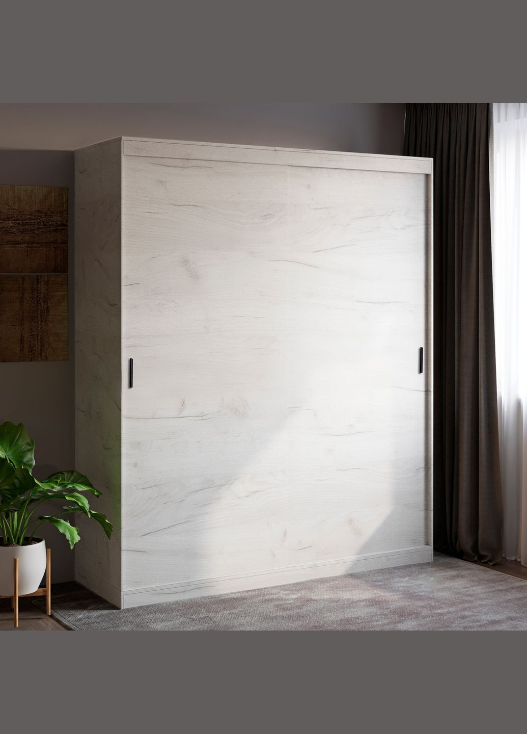 Шафа-купе Соната 1800 дводверна 180х60х217 (EVR-2669) Еверест (324066433)