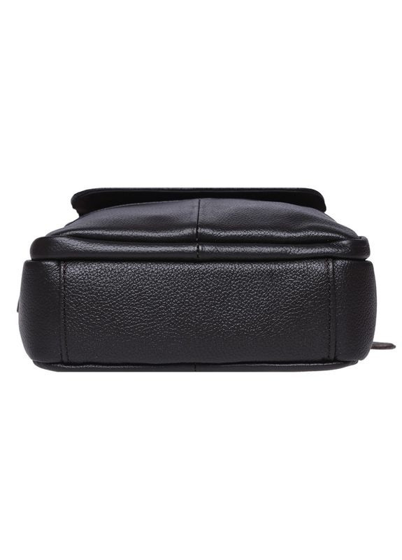 Сумка чоловіча шкіряна через плече коричневого кольору 100316 Brown Borsa Leather (302007843)