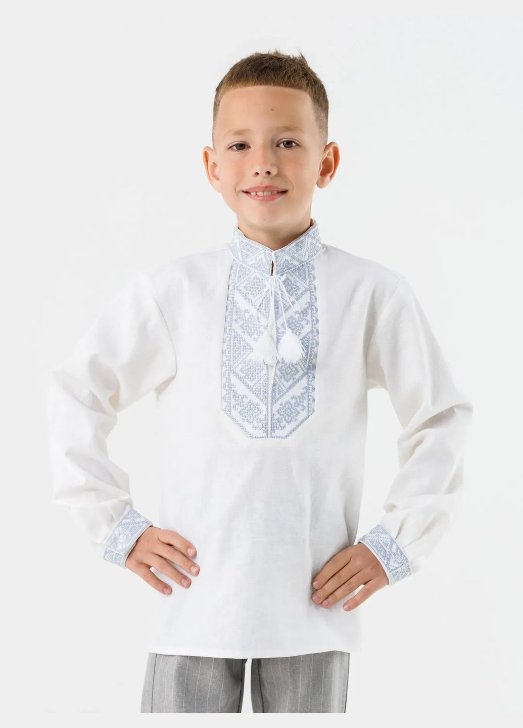 Сорочка з вишивкою для хлопчика МИХАЙЛИК 116 см shop (2000990305053) Козачок (362976864)