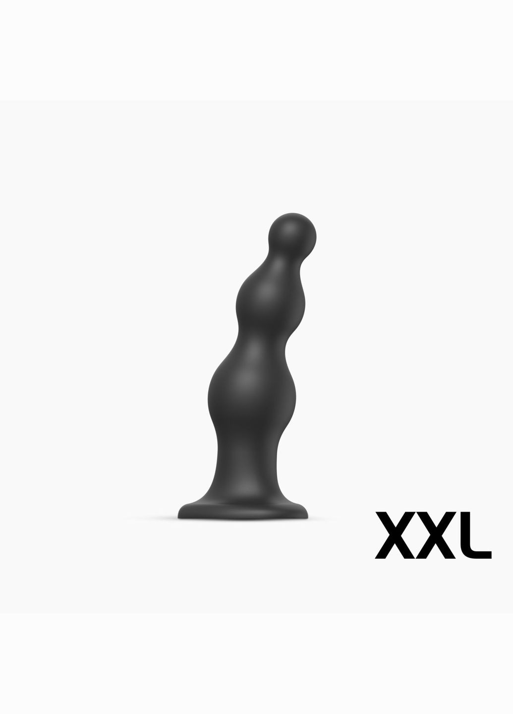 Насадка для страпона Dildo Plug Beads Black XXL Strap-On-Me (335389273)