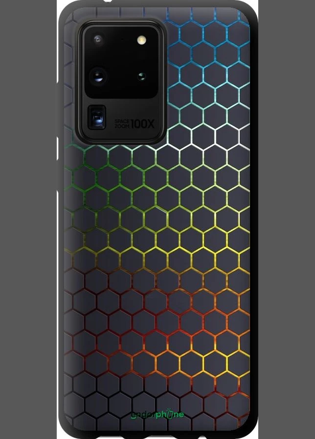 Чохол на Samsung Galaxy S20 Ultra Переливчасті стільники "498b-1831-70447" Endorphone (373629658)