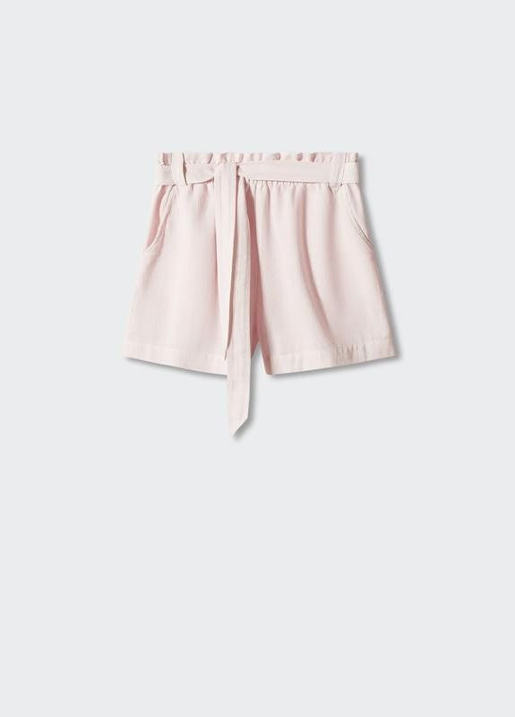 Летние шорты льняные хлопковые под пояс. Mango (335018955)