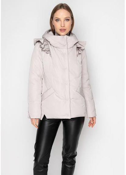 Бежева куртка 1273m-cw латте sam Samange