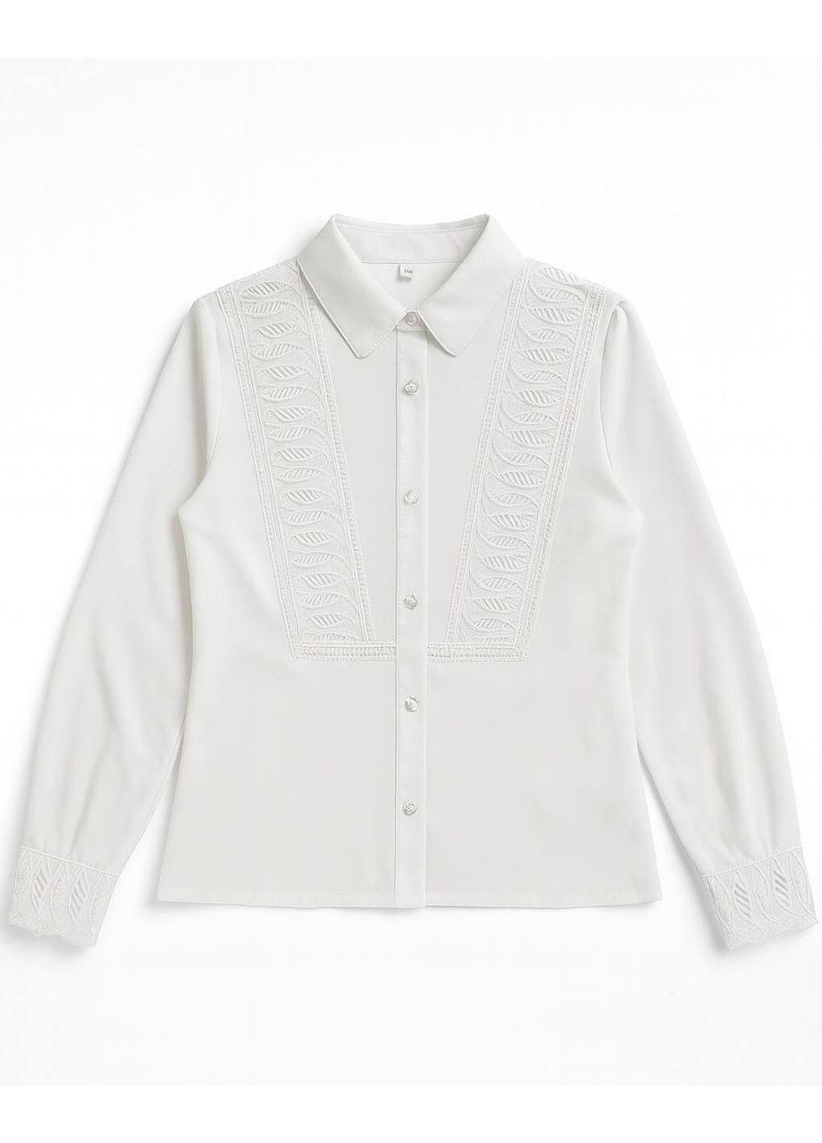 Дитяча блуза на дівчинку біла (L8258) 146 SAS (360965015)