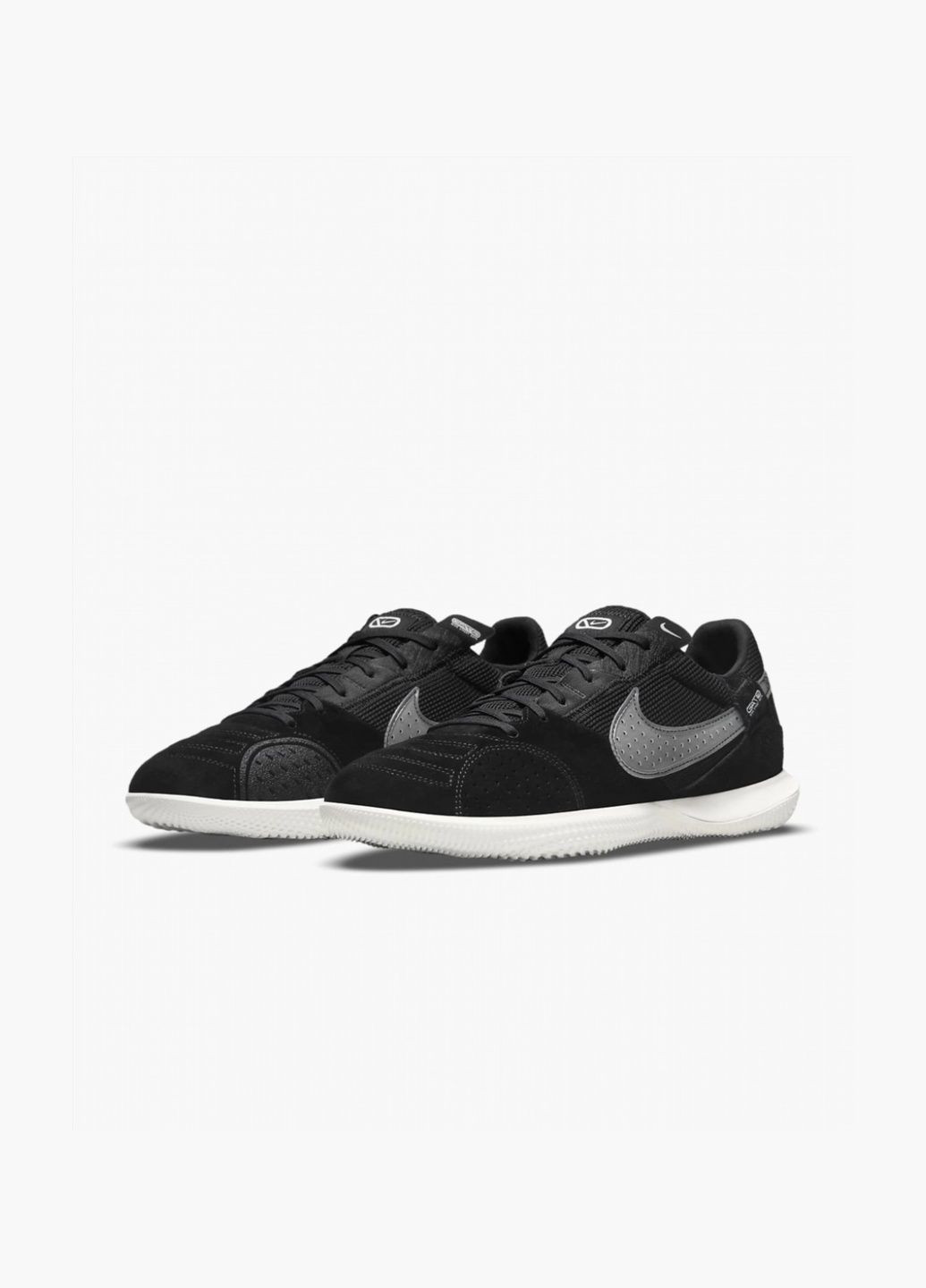 Чорні всесезонні кросівки унісекс soccer shoes black dc8466-010 Nike