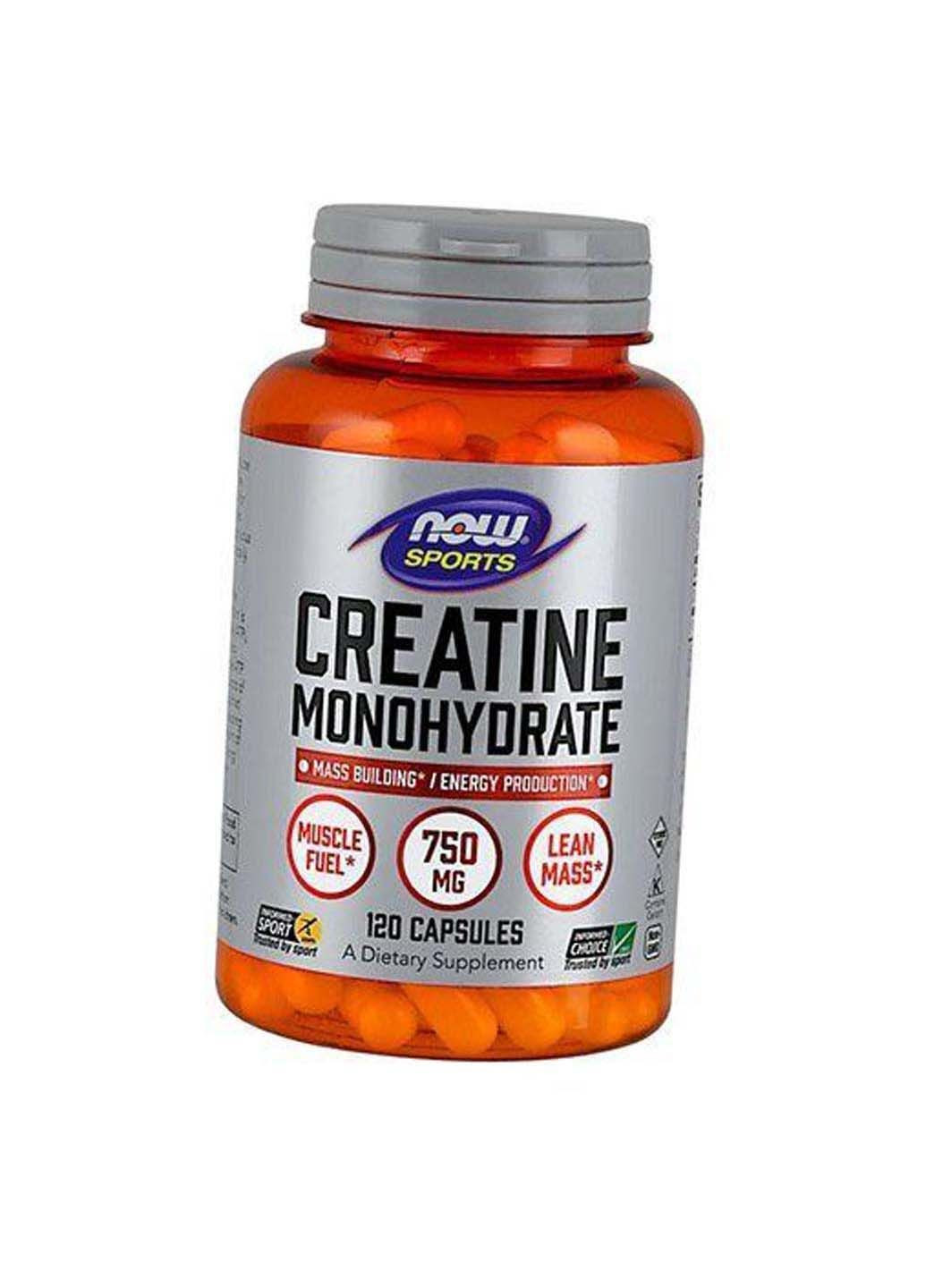 Креатин Моногідрат Creatine Monohydrate 750 120вегкапс Now Foods (293515563)