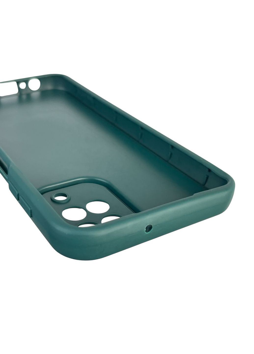 Чехол силиконовый Soft Touch с 3D принтом для Galaxy M12 (SM-M127F) темно-зеленый (Полная защита камеры) Samsung (371652813)