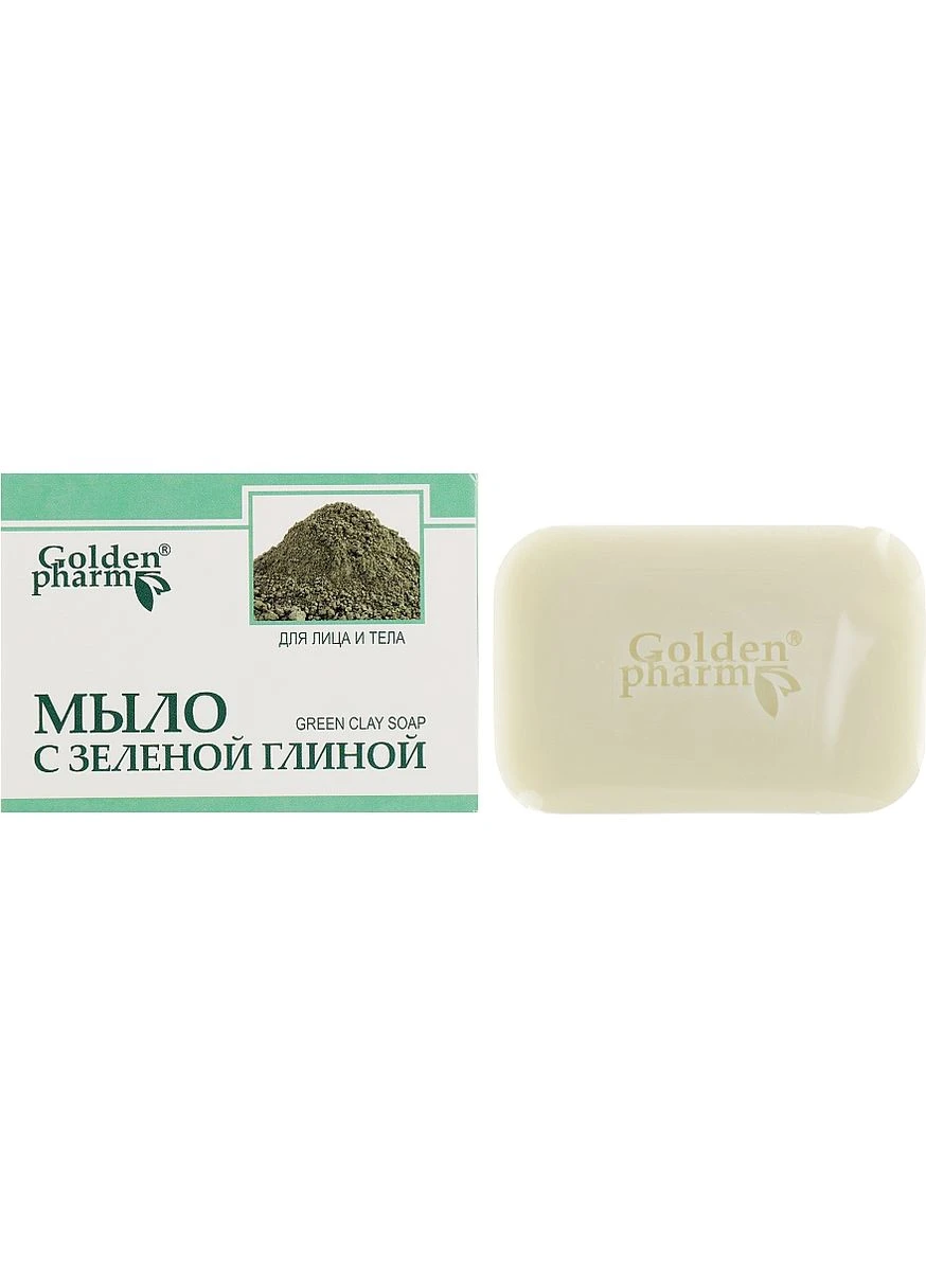 Мыло с зеленой глиной для лица и тела 70g (829382-30110) Голден-Фарм (368641695)