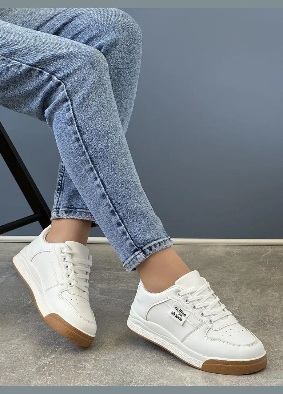 Білі кросівки жіночі, еко-шкіра, білі кеди жіночі, жіночі білі кеди Princess білі демісезони (317618313)