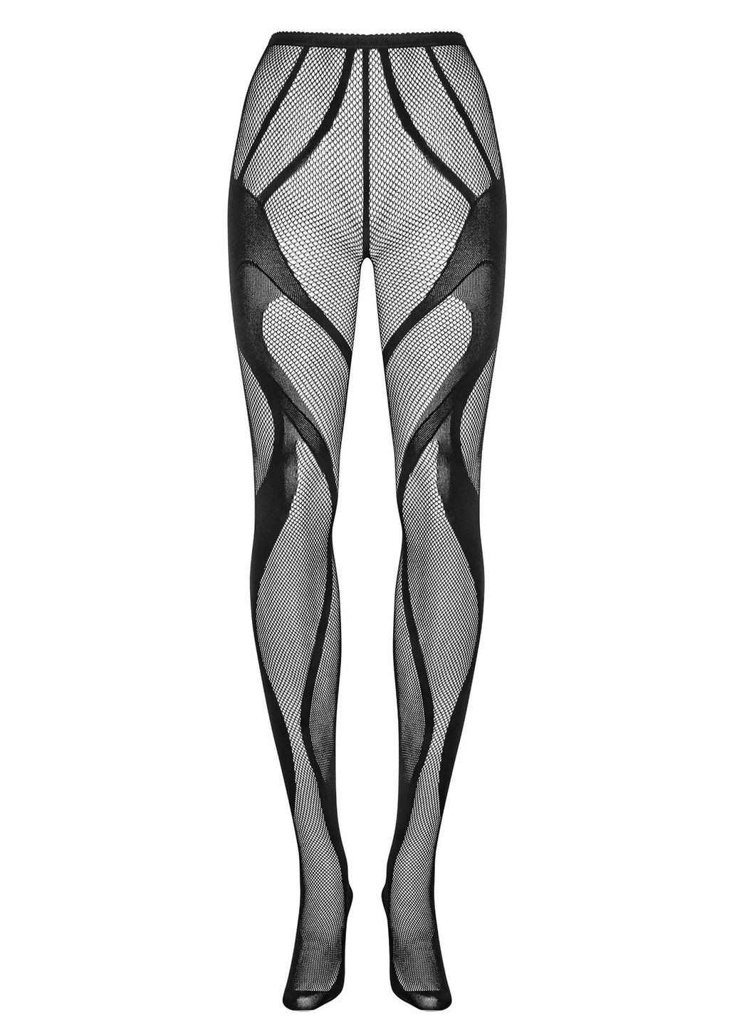 Колготки ажурні в сітку з вирізами S336 Obsessive (351583398)