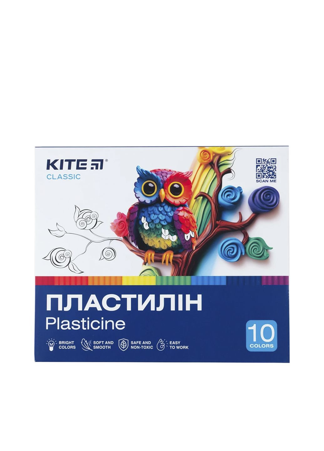 Пластилин цвет разноцветный ЦБ-00271636 Kite (317846871)