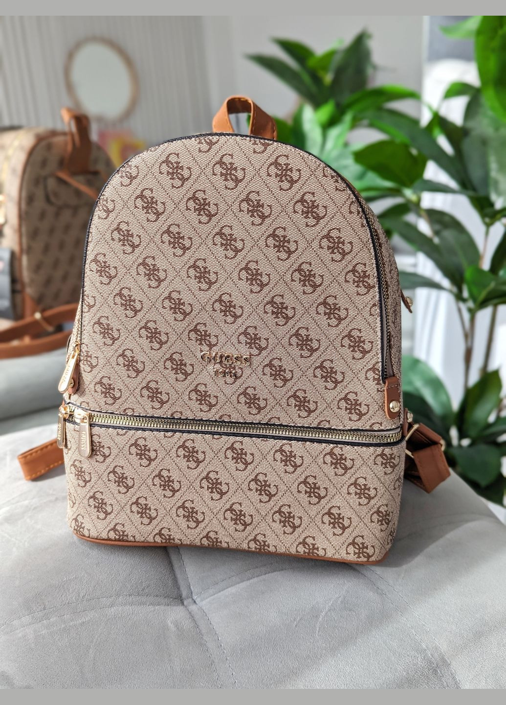 Жіночий рюкзак Гесс Backpack бежевий No Brand (318512451)