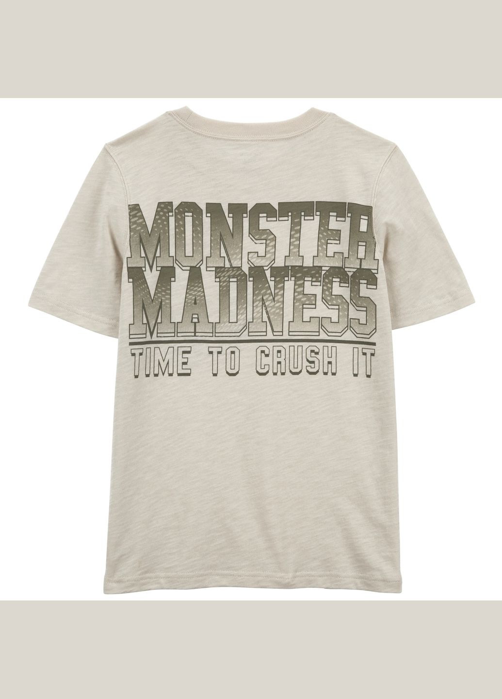 Хаки (оливковая) демисезонная футболка для мальчика 12-136 см (3q512010_8) Carter's