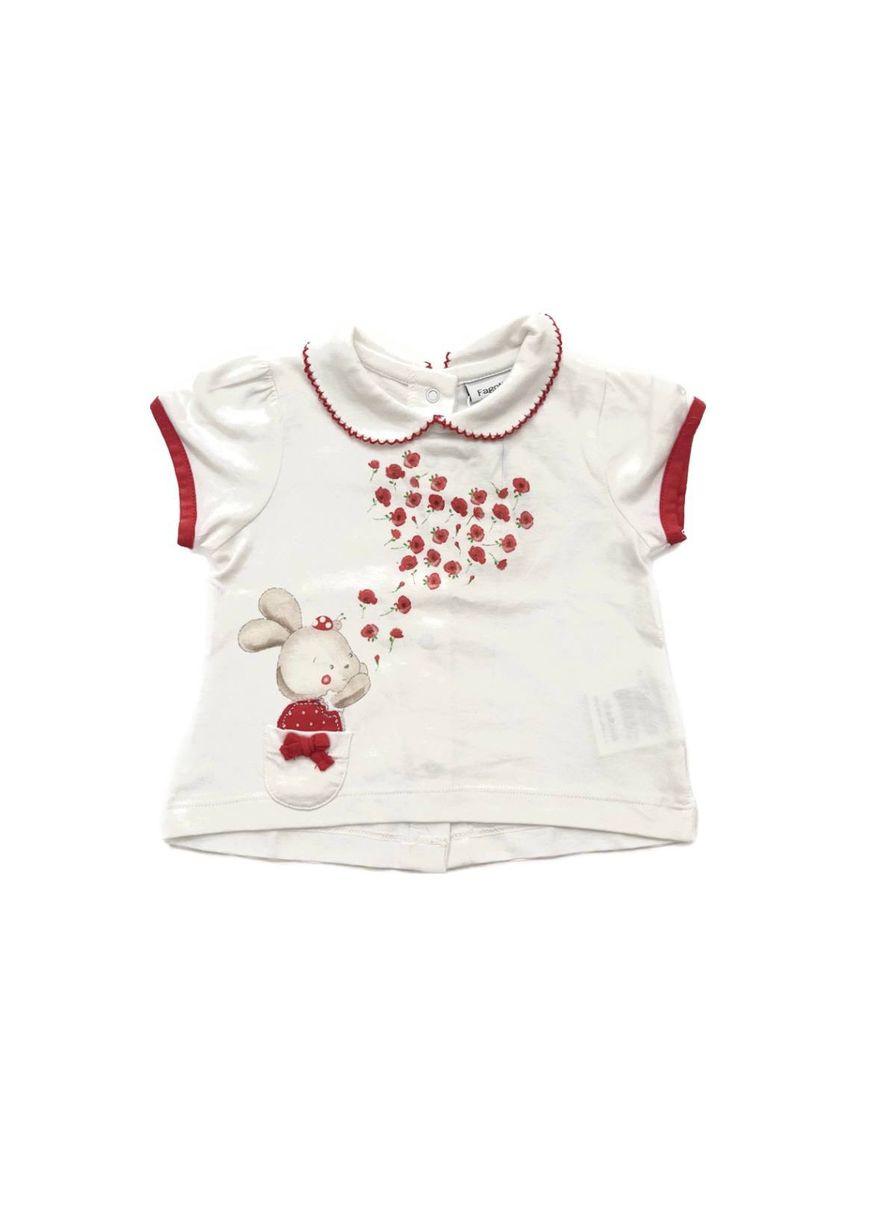 Белая футболка для девочки OVS