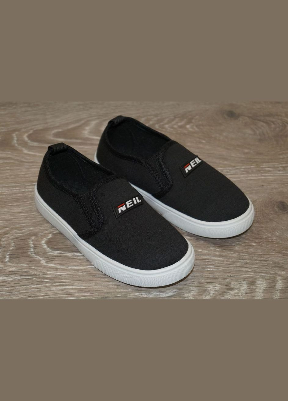 Сліпони текстильні для хлопчика чорні Blue Rama (326270448)