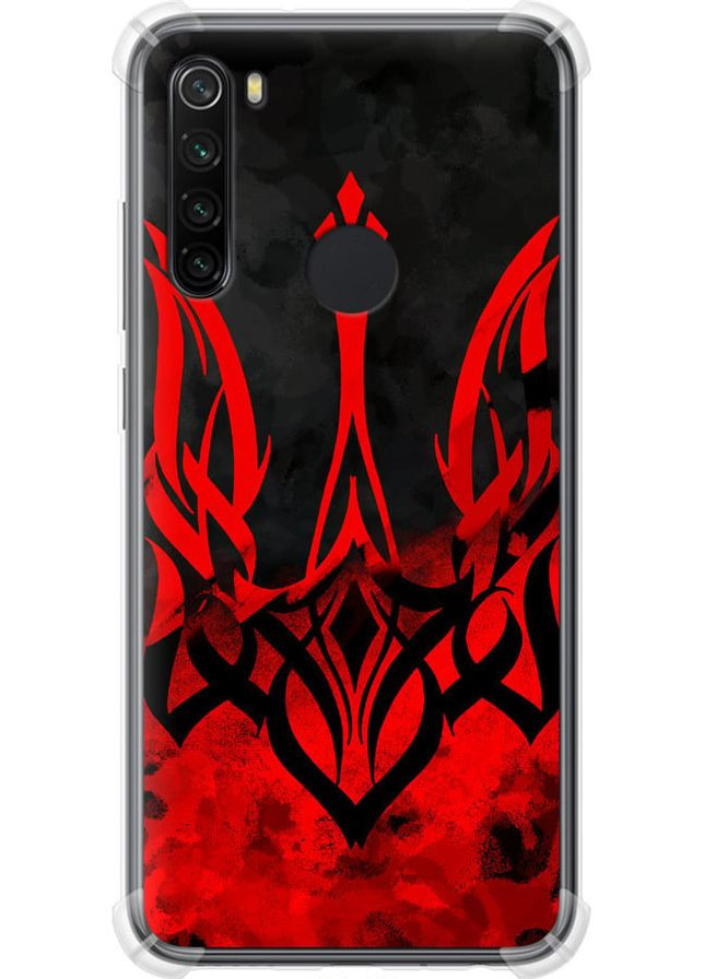 Силикон с усиленными углами чехол 'Герб Украины v2' для Endorphone Xiaomi Redmi Note 8 (258486371)