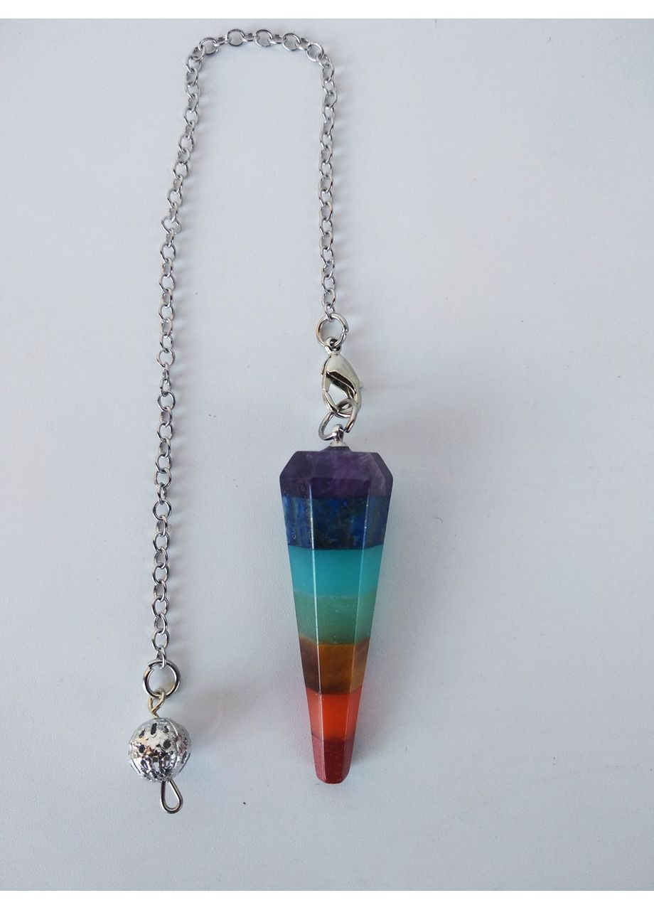 Маятник - пирамида " 7 чакр " из натуральных камней Лазурит (370672487)