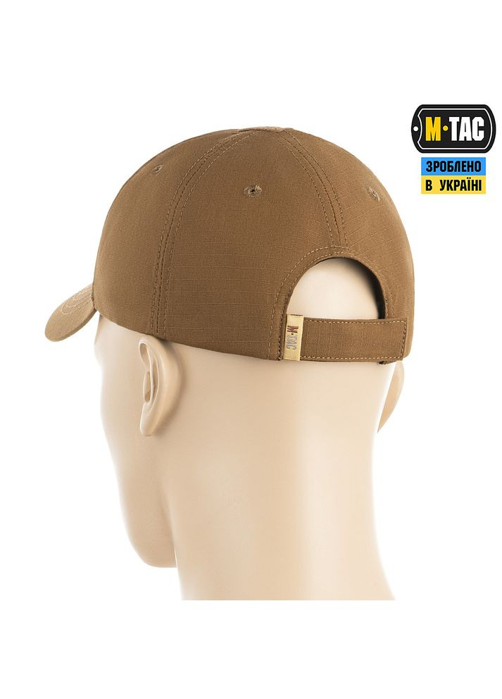 Бейсболка Elite Flex ріп-стоп Coyote Brown M-TAC (315339107)