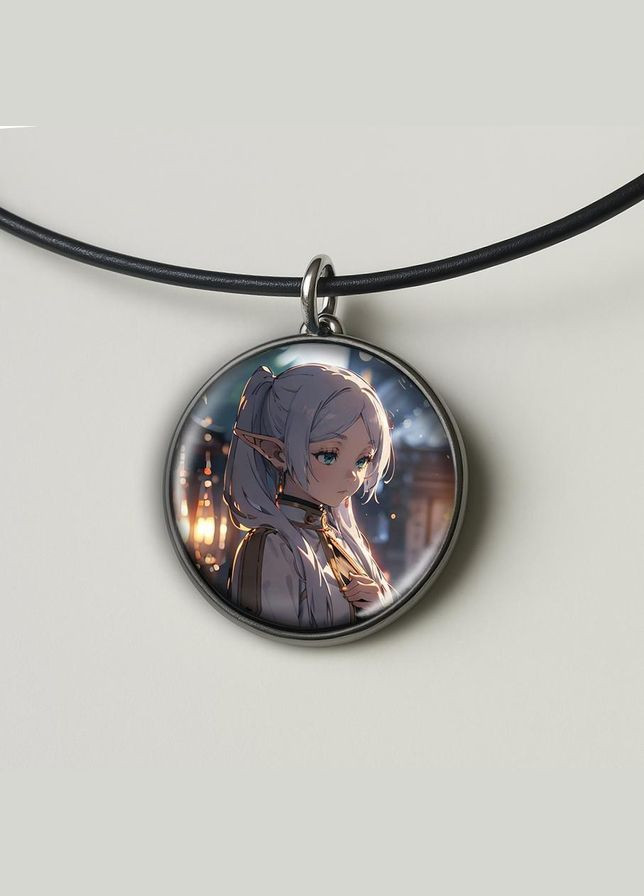 Подвеска (кулон) Аниме Фрирен, провожающая в последний путь #03 (круглый) No Brand (328049775)