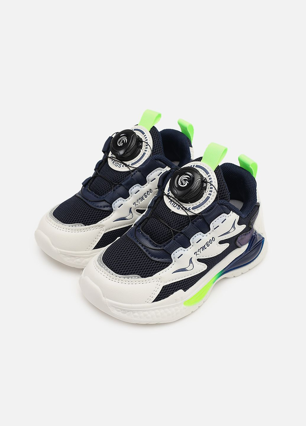 Темно-синій Осінні кросівки для хлопчика, на пласкій підошві колір темно-синій cb-00273965 Kimboo