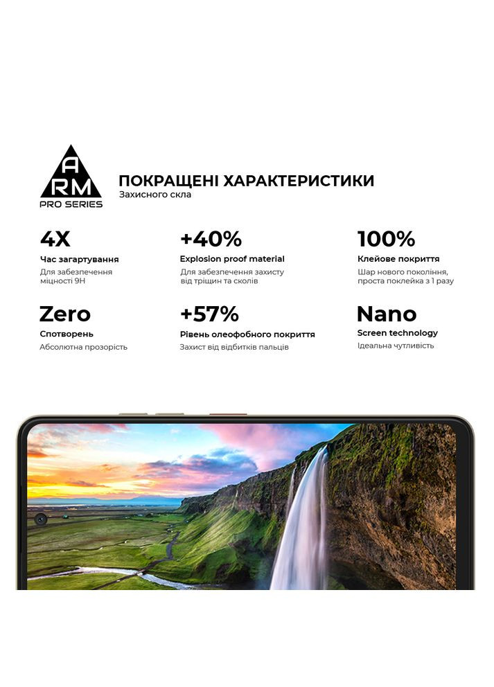 Защитное стекло Pro для ZTE Nubia Music Black (ARM78904) ArmorStandart (343047633)