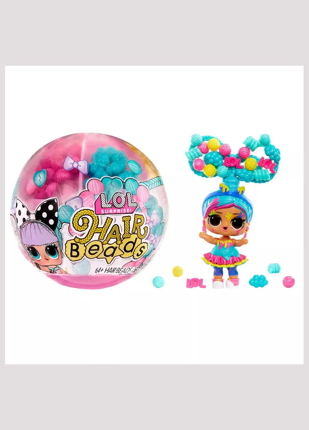 Лялька-сюрприз Hair Beads Феєричні зачіски з намистинок в асортименті (511205) L.O.L. Surprise! (326806081)