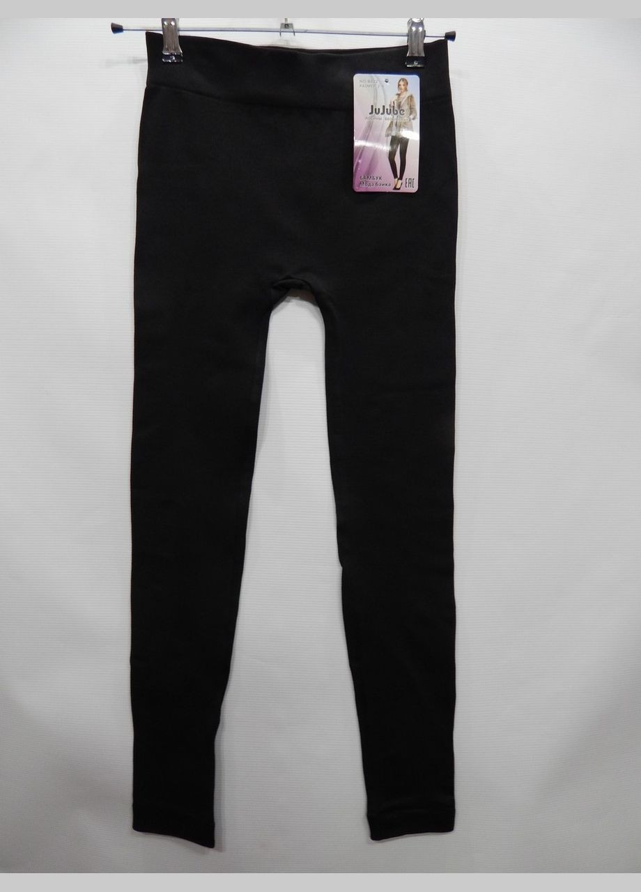 Черные демисезонные лосины женские утепленные на байке 52 р.007дж (только в указанном размере, только 1 шт) Jujube