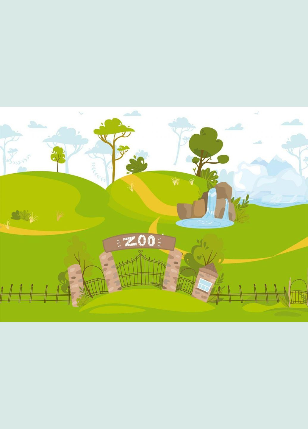 Книга детская "Вырезаем и клеим. Зоопарк" (укр) Crystal Book (F00028773) No Brand (362420925)