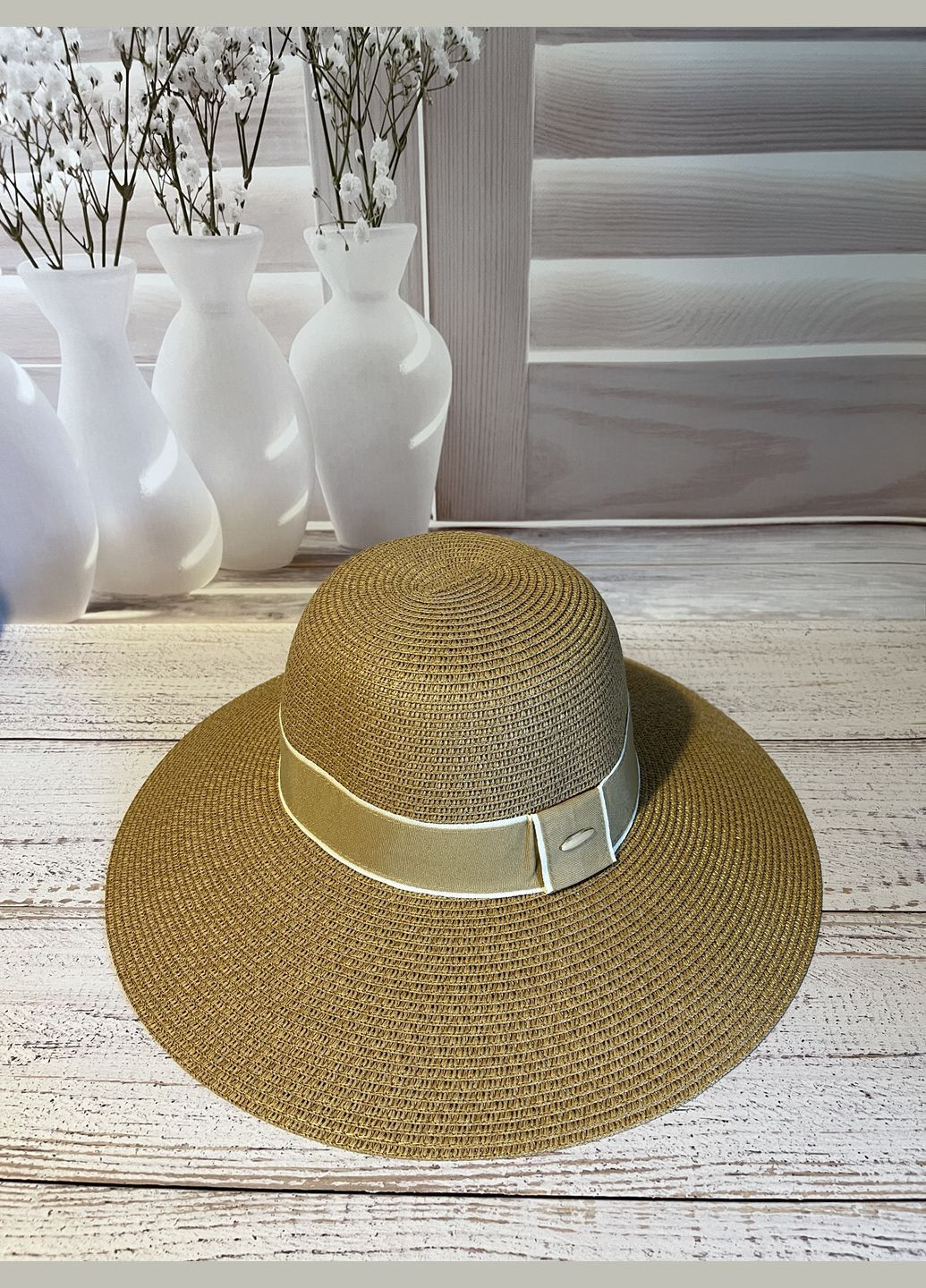 Капелюх сонцезахисний жіночий білий Гарсія (54-58) No Brand (358204264)