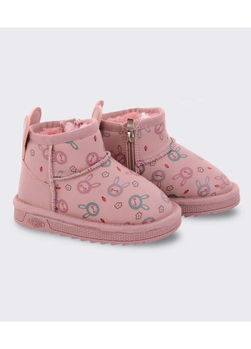 Розовые угги детские для девочки kids розовые (t7001-2) BBT