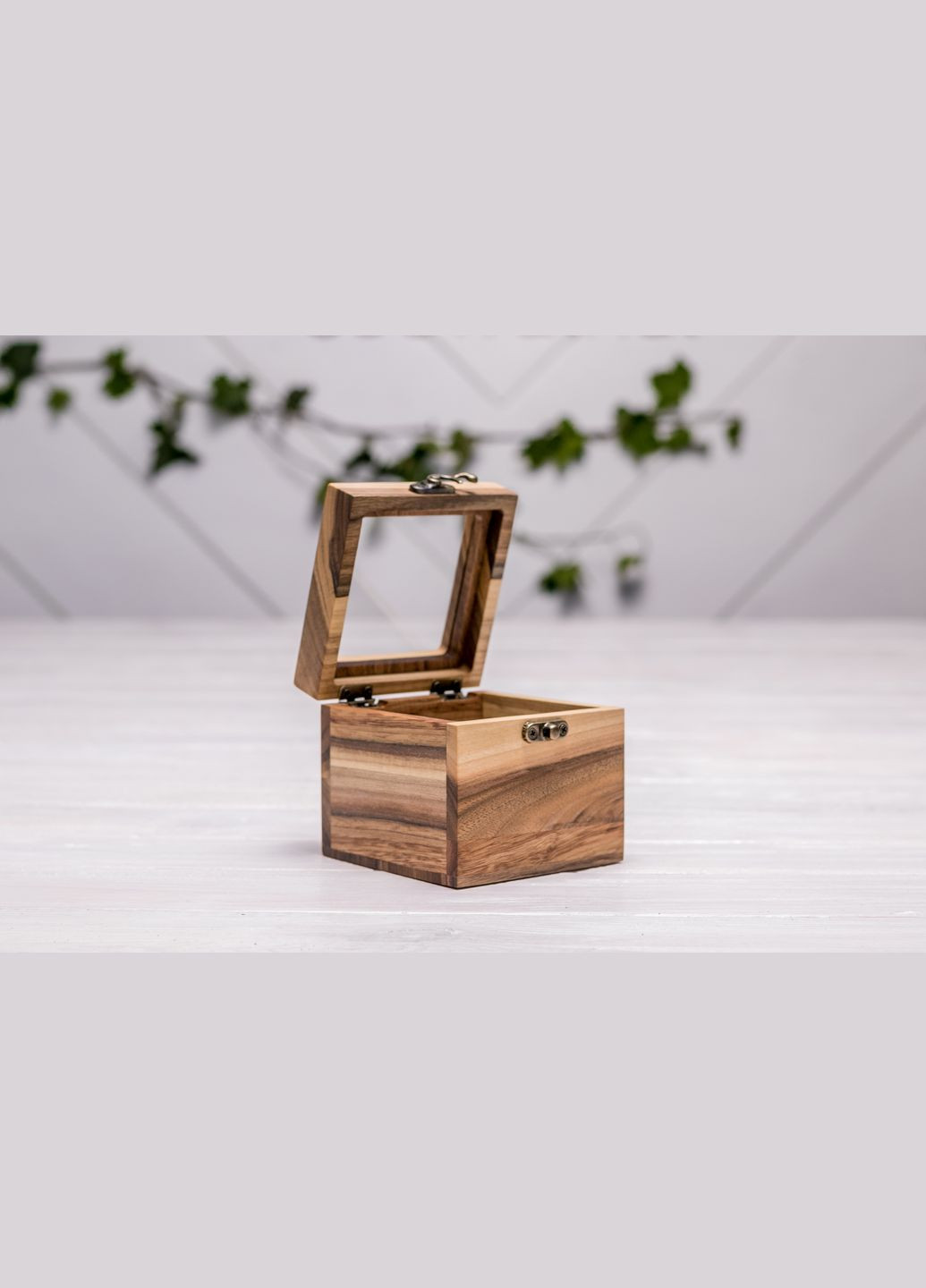 Коробочка для 1 часов со стеклянной крышкой EcoWalnut (295291913)