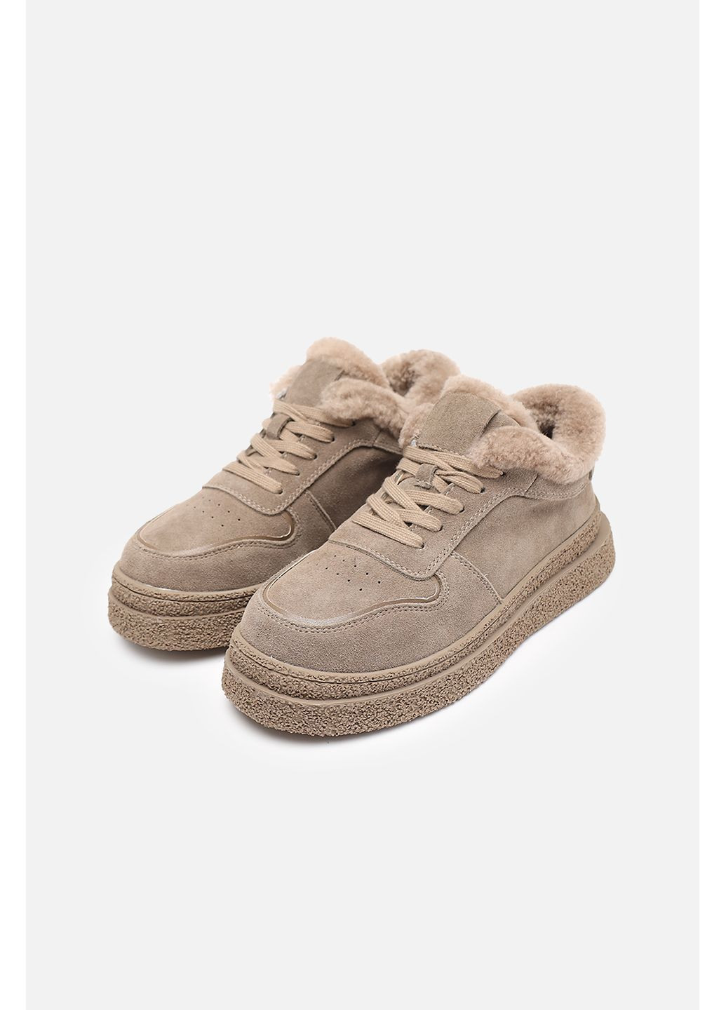Зимние ботинки женские цвет бежевый цб-00275670 Yuki