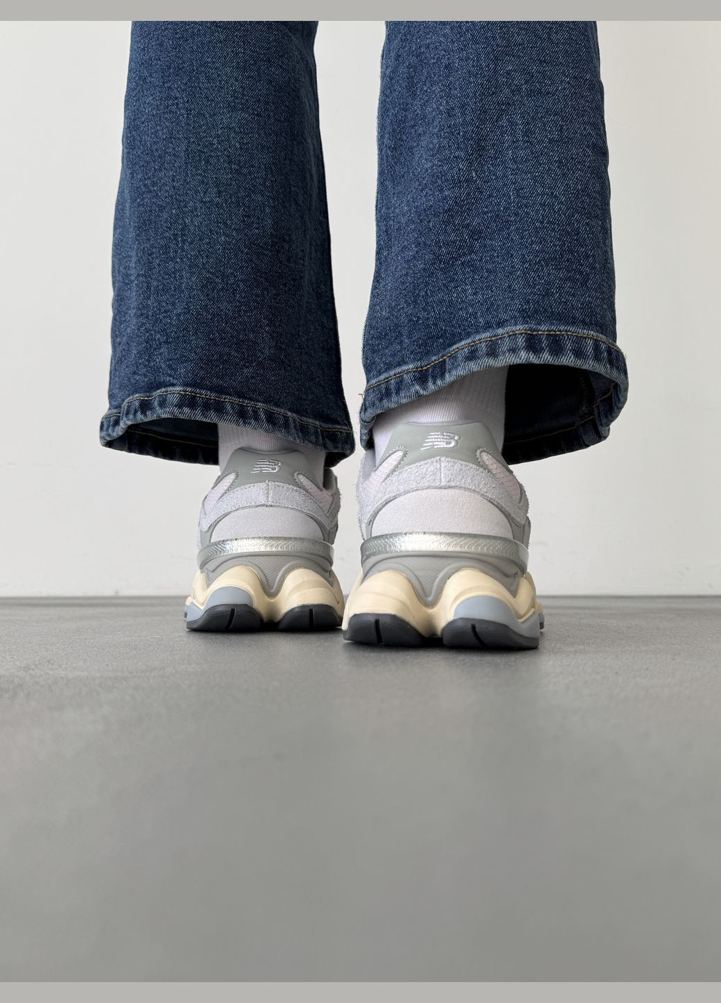 Кросівки жіночі і чоловічі New Balance 9060 grey | Нью Беланс 9060 сірі No Brand сірі демісезони (316231432)