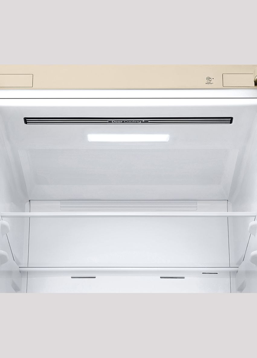 Холодильник с нижней морозильной камерой, 203x60х68, 419л. LG