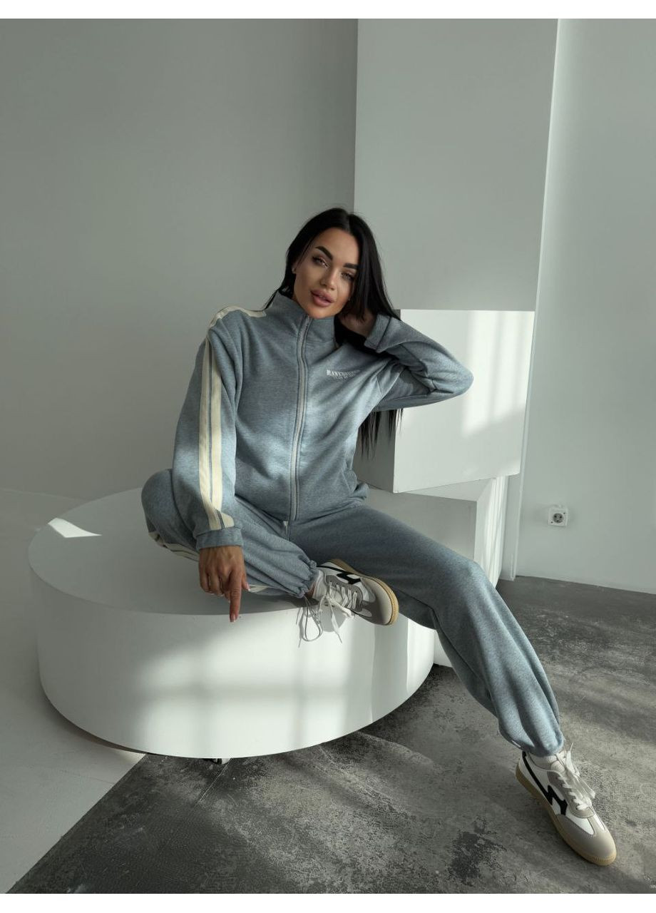 Женский теплый костюм из трехнитки на флисе - базовая новинка сезона 🍂 (ЗАМЕР В ОПИСАНИИ) GD/GL Модний простір (370147363)