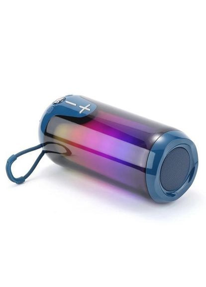 Bluetooth-колонка TG651 с RGB ПОДСВЕТОМ, аккумуляторная колонка для музыки, для вечеринки. Цвет: синий No Brand (359475268)