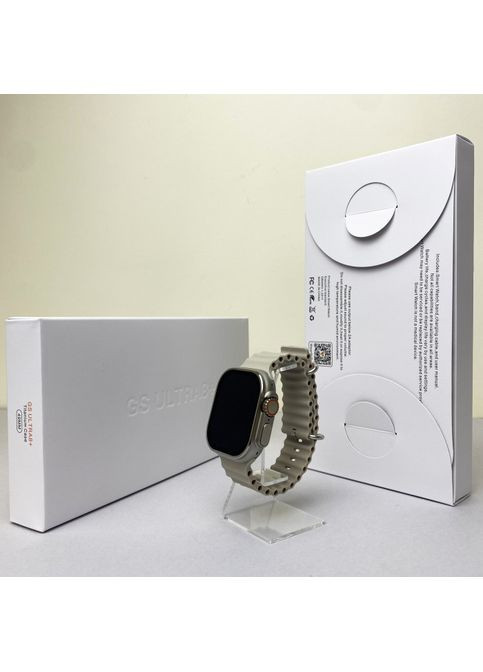 Розумний годинник Smart + білий для спорту та активного відпочинку фітнес трекер з функціями дзвінків EX Watch Ultra (372460530)
