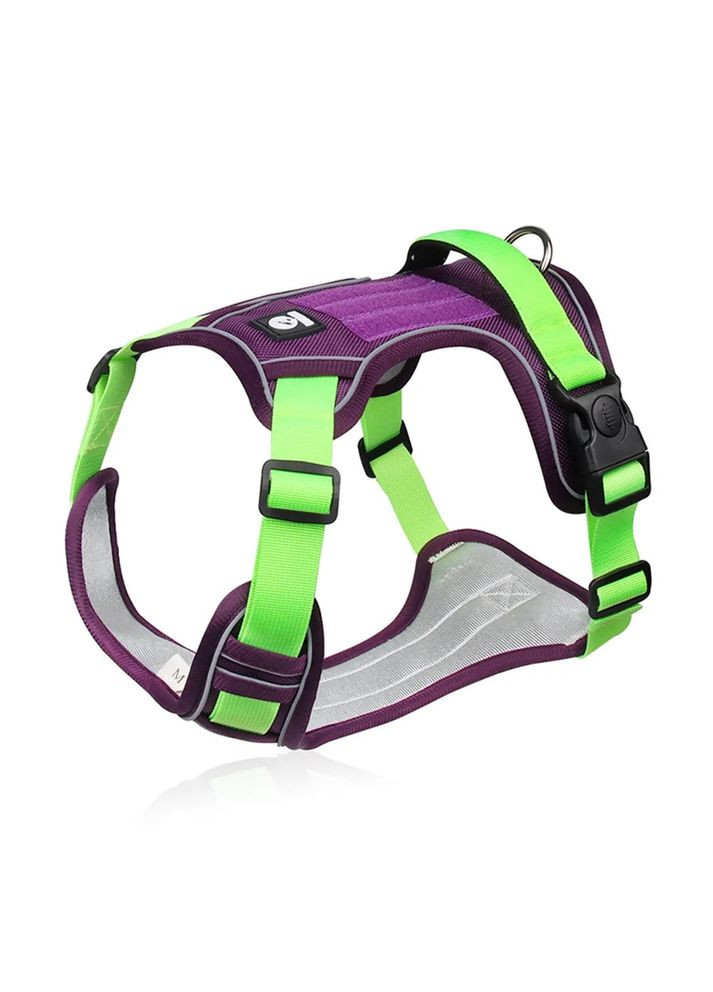 Шлея для собак Hiking, регулируемая нейлоновая шлея, Фиолетовый S (36-50 см) Duomm (299915295)