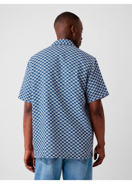 Сорочка чоловіча S, Blue Checker (У клітку) Gap (357251623)