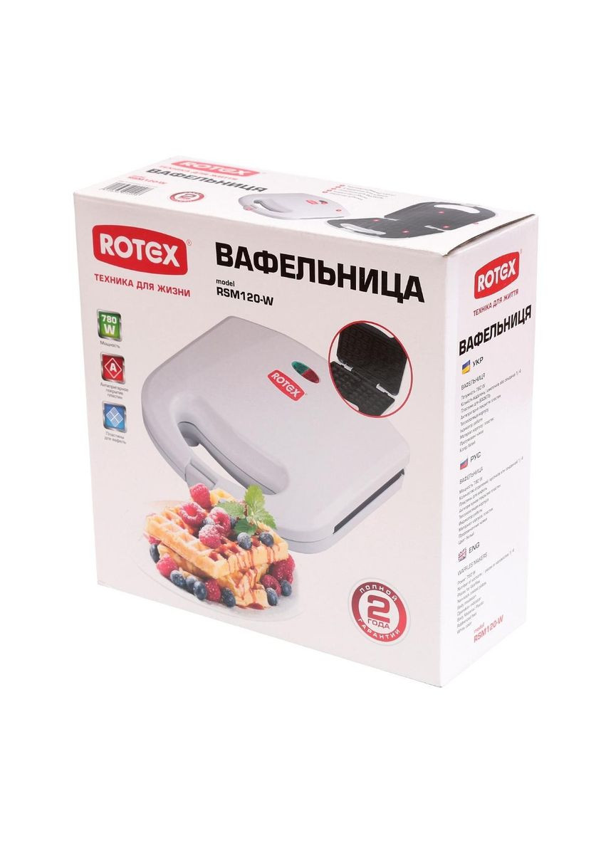 Вафельниця RSM120-W Rotex (315350578)