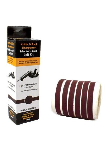 Набір змінних ременів WSKTS 6 шт середній зернистість P220 WSSA0002704 Work Sharp (317304829)