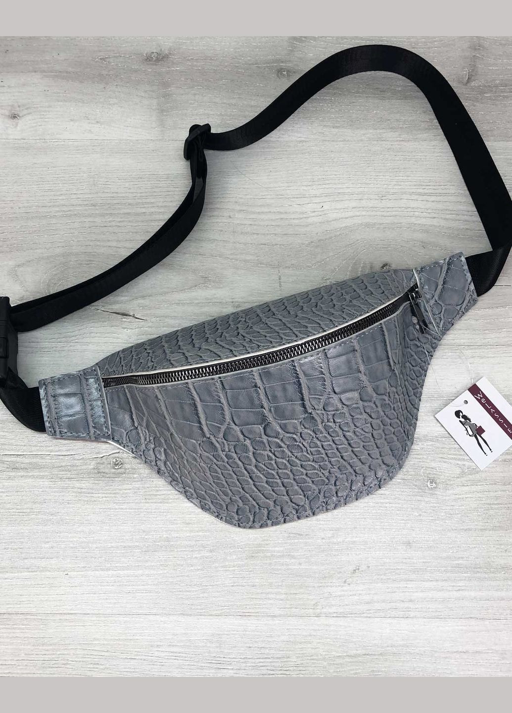 Стильна жіноча сумка бананка екошкіра Емма (sumka-bananka-zhnocha-emma) WeLassie (342199602)