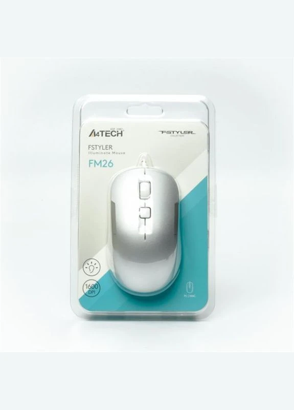 Мышь Fstyler FM26 Icy White A4Tech (336955730)