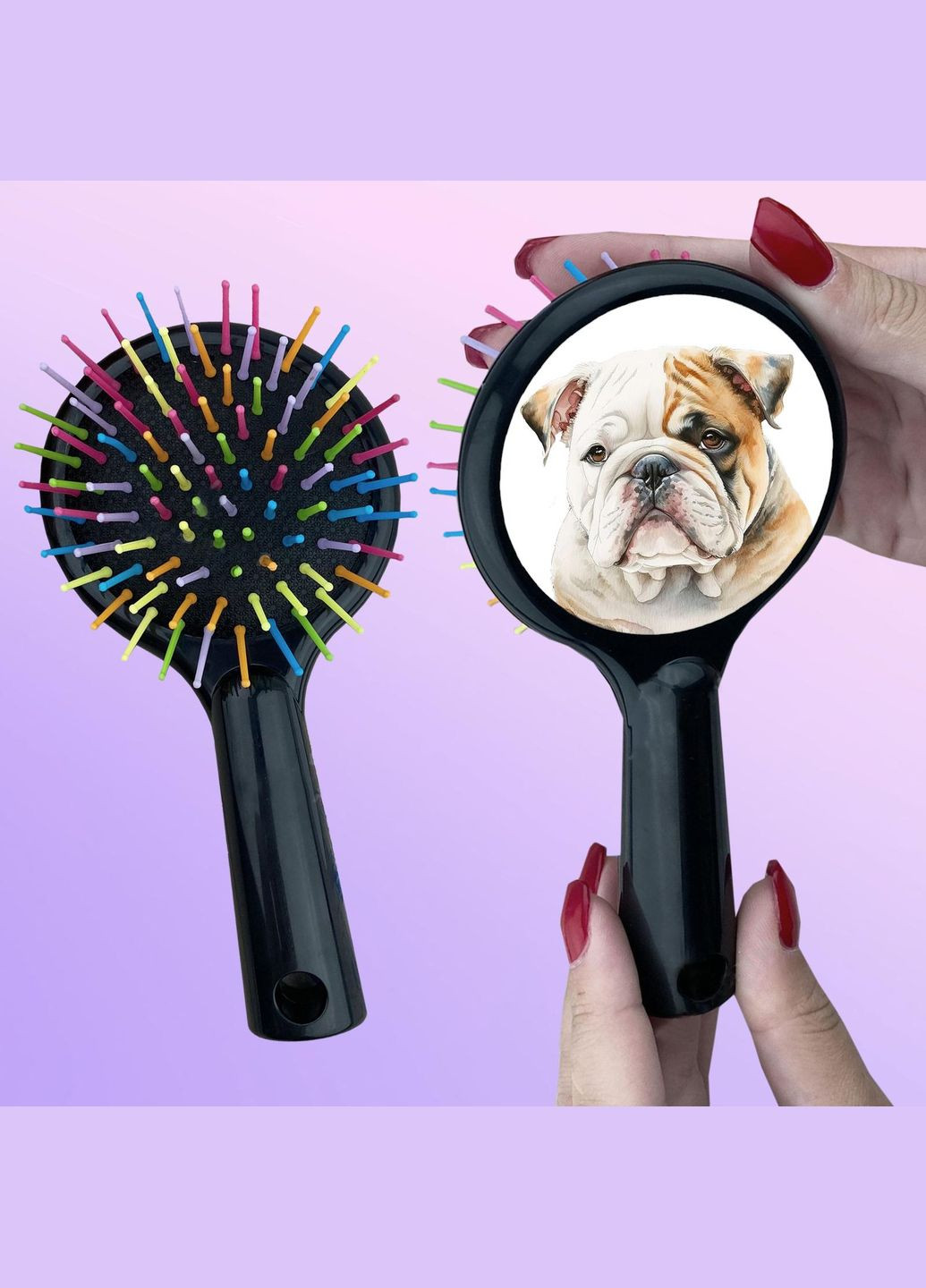 Гребінець для волосся Собака #007 Чорний No Brand (315044122)