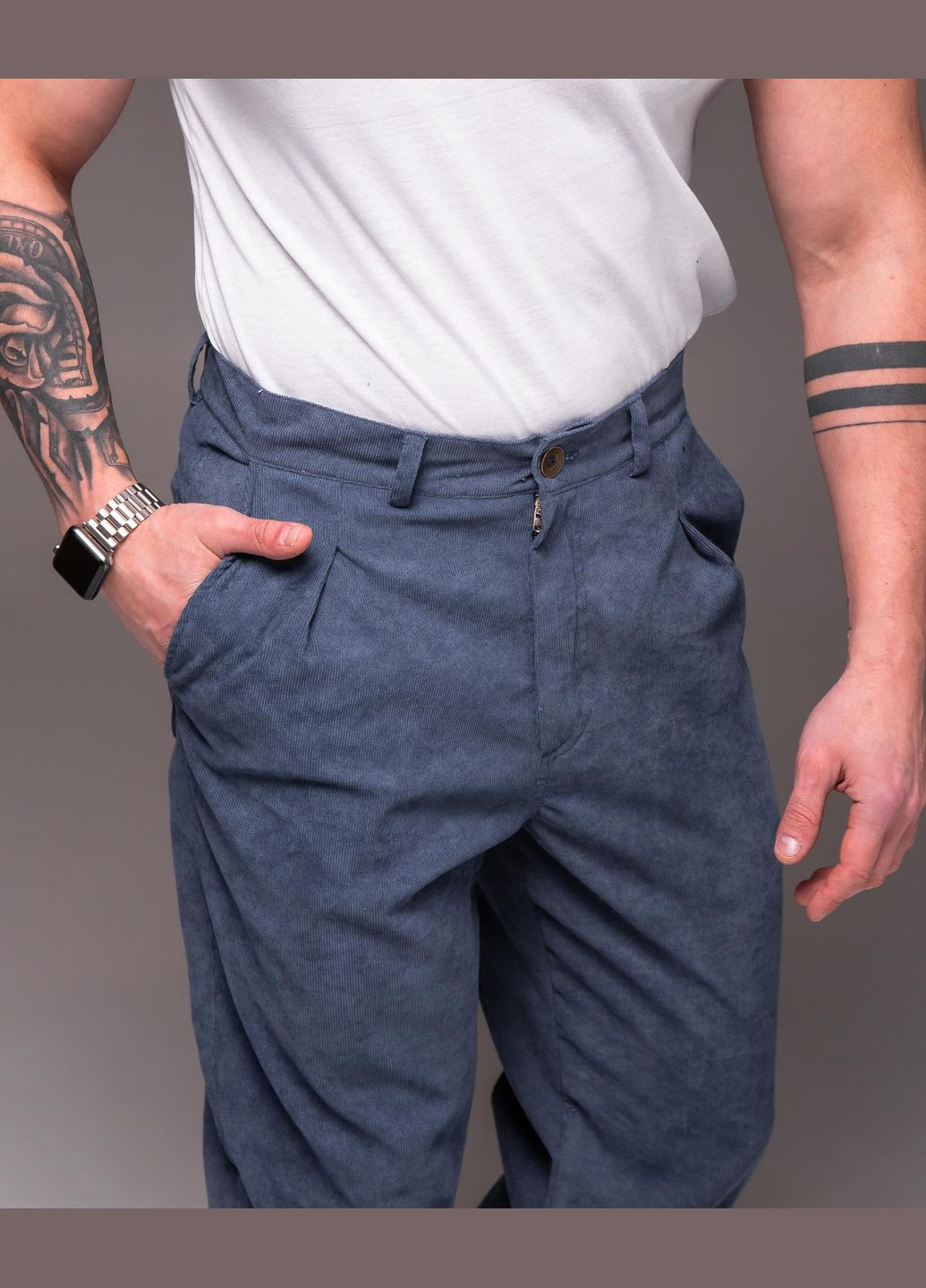 Синие классические, повседневный, нарядные демисезонные классические брюки No Brand