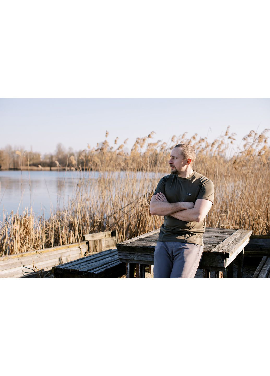 Футболка Coolpass SS T-KI-0006-olive 2XL Tribe (368703584)